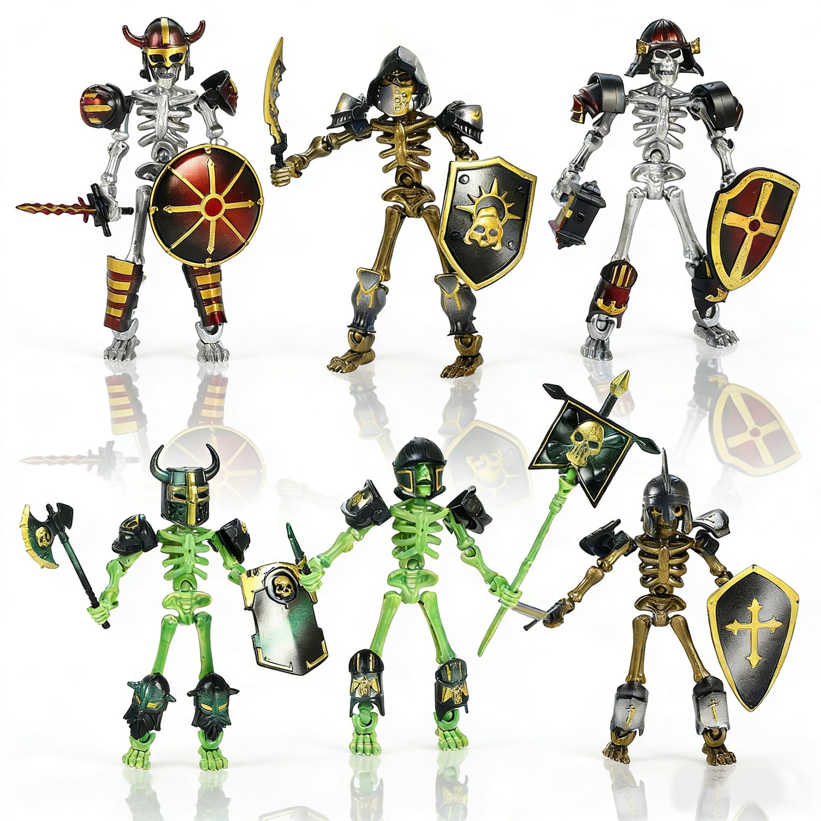 Amazon.com: ChainnForces 6 Pack T13 Action Figures Set with 54
